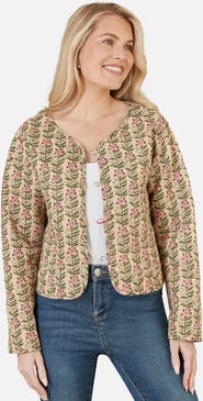 Yumi Reversible Floral Quilted Jacket