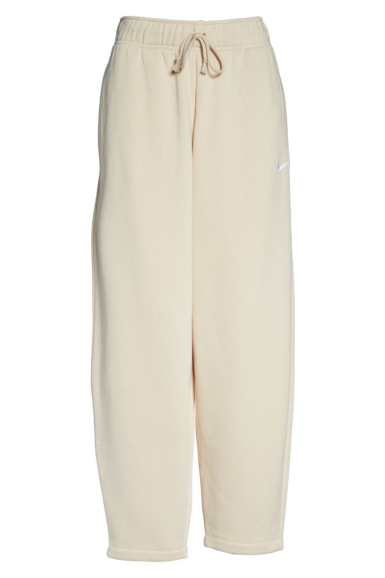 Sportswear Essentials Curve Ankle Pants, Alternate, color, SANDDRIFT/ WHITE