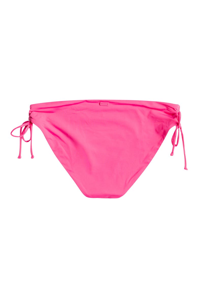 Beach Classics Side Tie Hipster Bikini Bottoms, Alternate, color, SHOCKING PINK