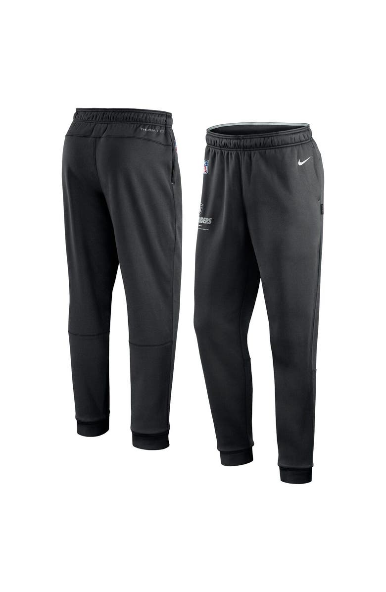 Nike Men's Nike Black Las Vegas Raiders Sideline Logo Performance Pants, Alternate, color, Black