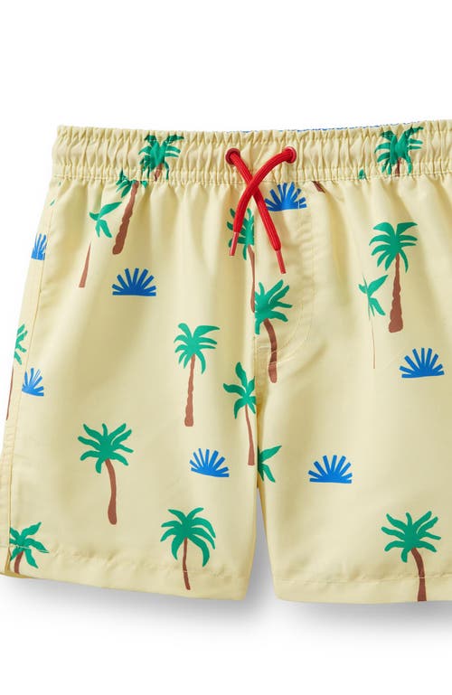 Cotton On Kids Kid's Bailey Board Short In Baby Yellow Palms