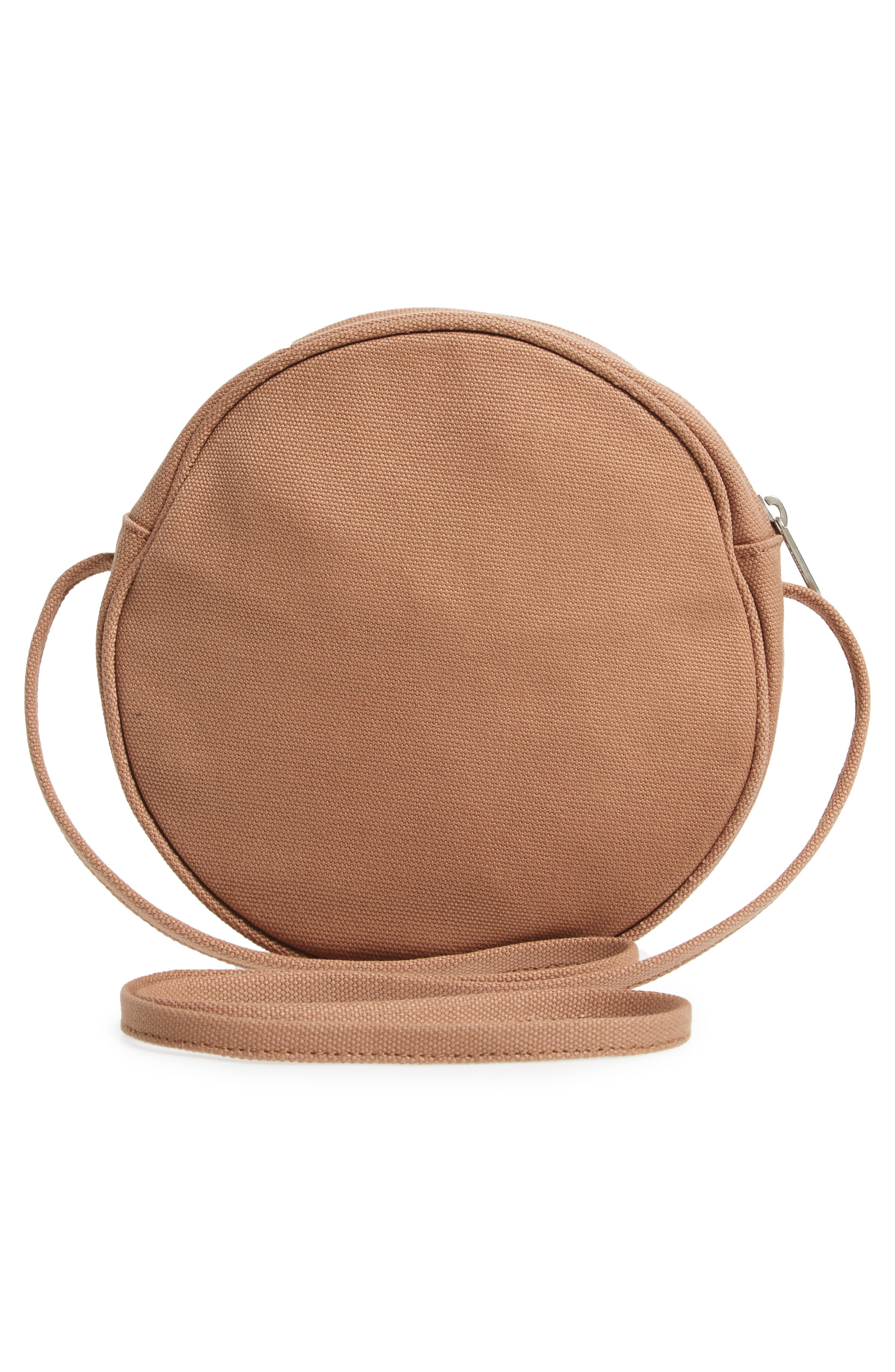 Small Canvas Shoulder Bag, Alternate, color, FAWN