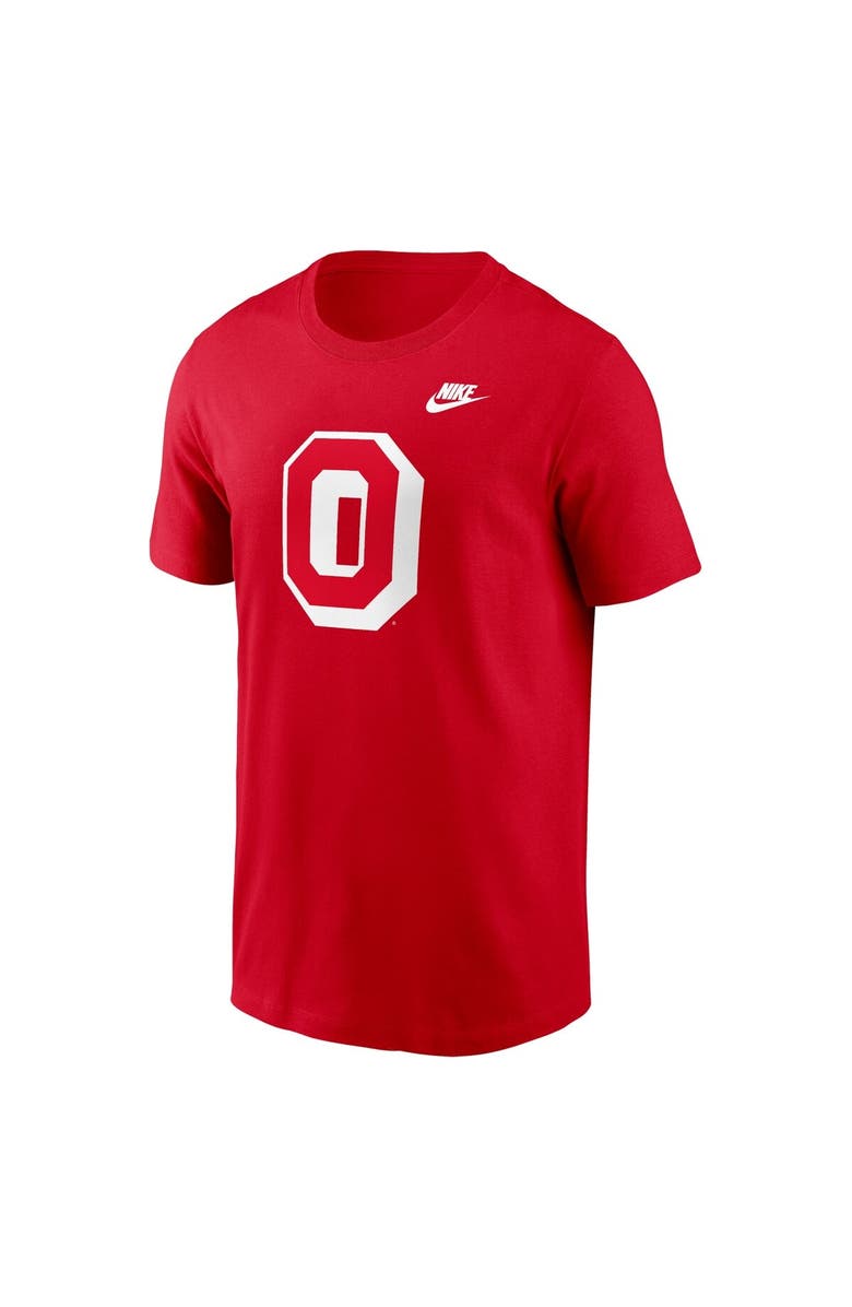 Nike Men's Nike Scarlet Ohio State Buckeyes Legacy Alternate Logo T-Shirt, Alternate, color, 