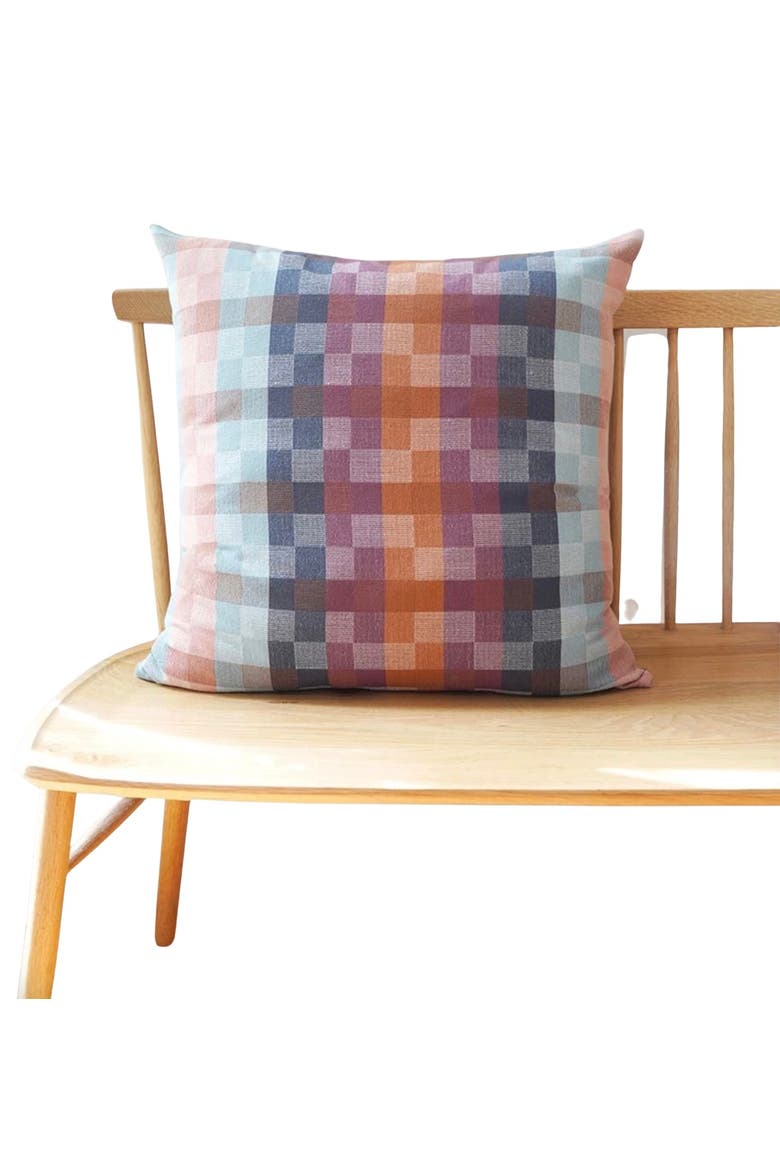 Pixel Cotton Pillow Cover, Main, color, Xanadu