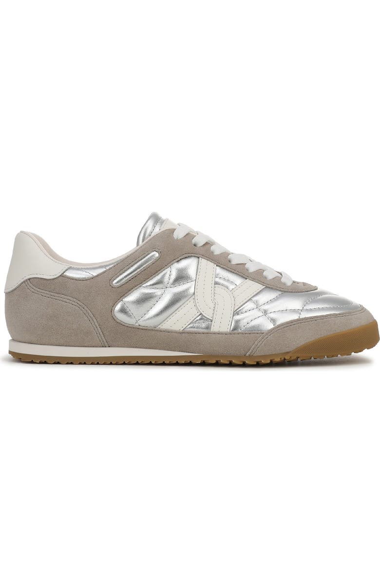 Veronica Beard Natalia Sneaker, Alternate, color, Silver/ Grey Suede