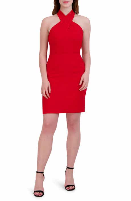 Julia Jordan Halter Neck Sheath Dress