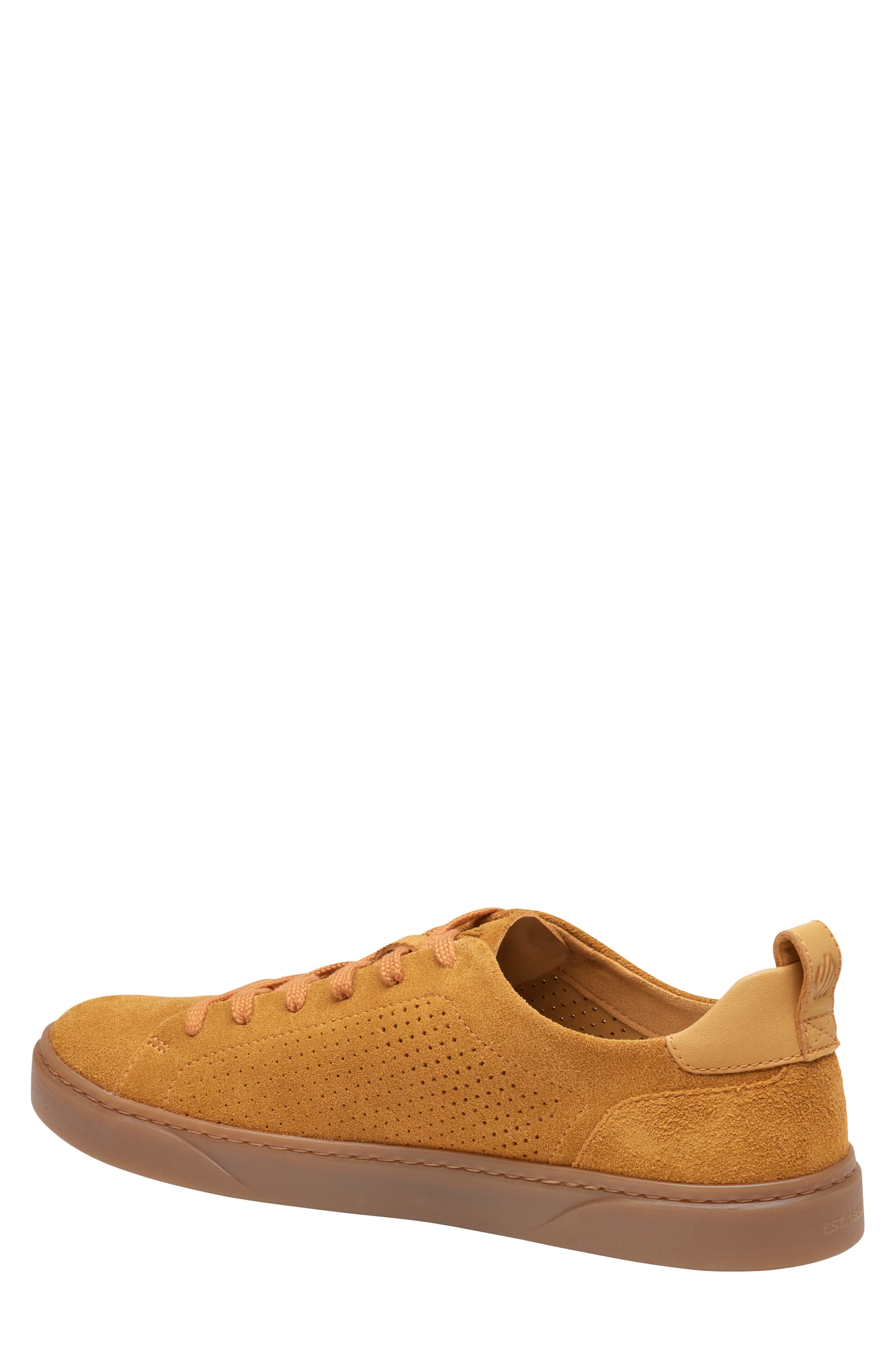 Ollie Sneaker, Alternate, color, SIENNA WASHABLE SUEDE