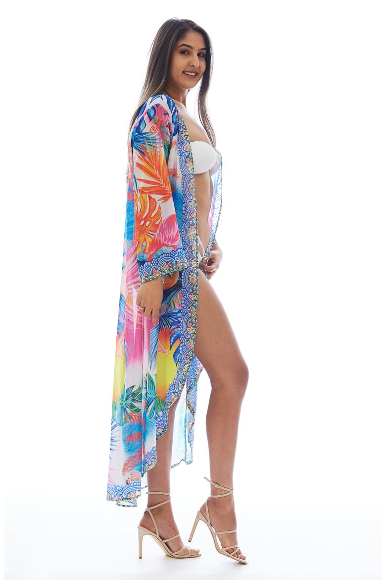 Flamingo Duster, Alternate, color, PURPLE