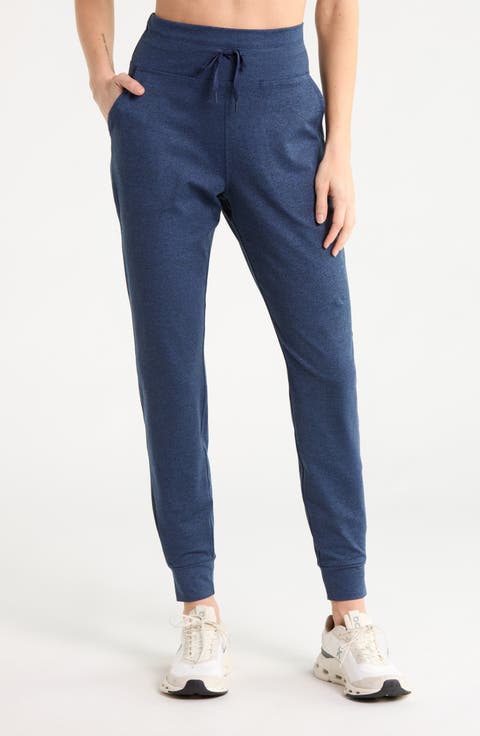 SoftStretch Slim High Waist Drawstring Joggers