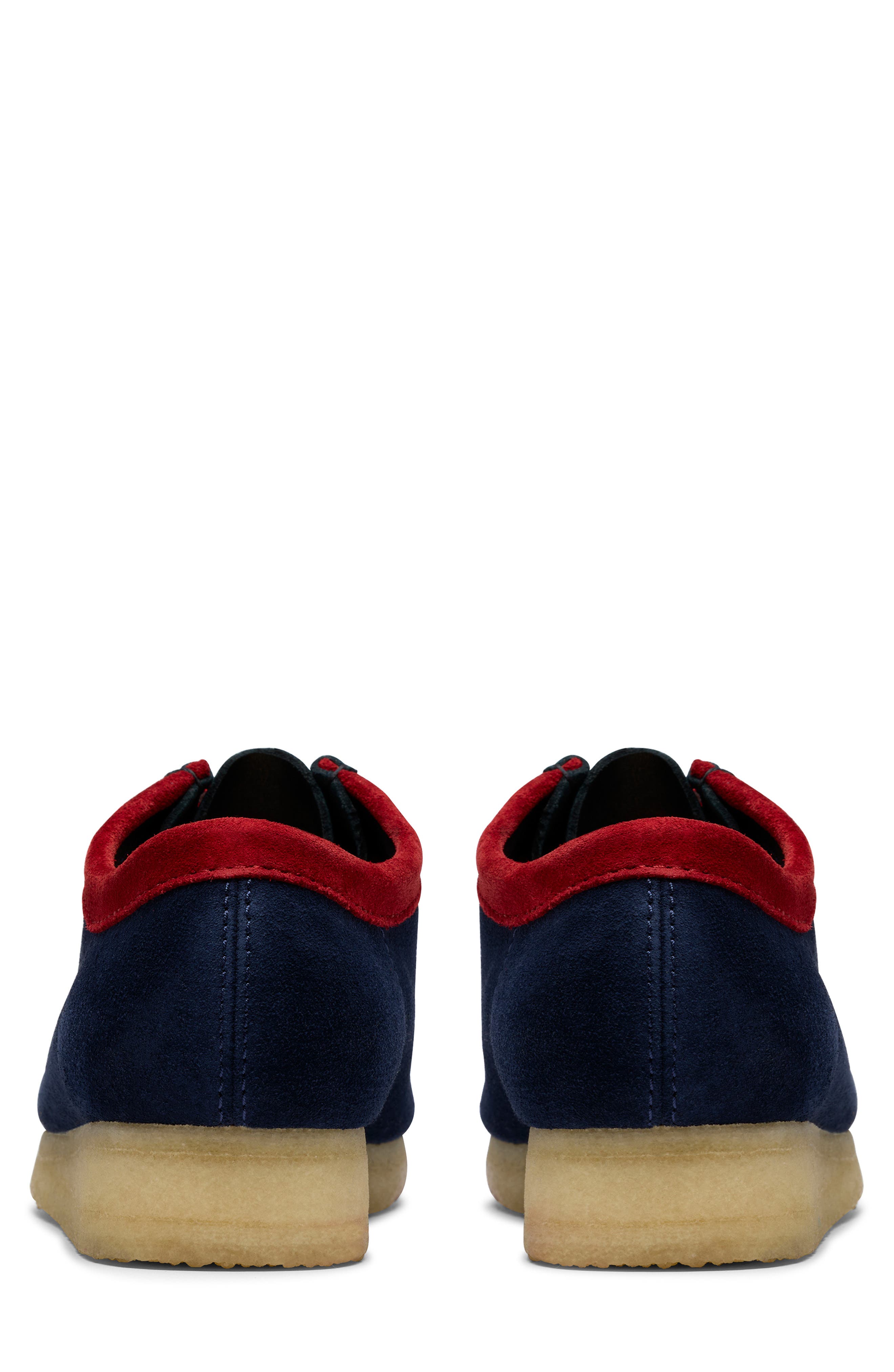 Clarks<sup>®</sup> Wallabee Moc Toe Chukka, Alternate, color, Dark Teal Combi