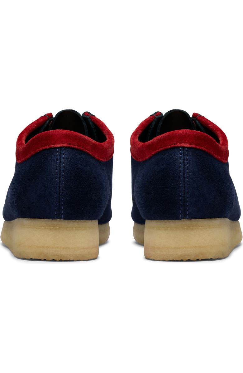 Clarks<sup>®</sup> Wallabee Moc Toe Chukka, Alternate, color, Dark Teal Combi