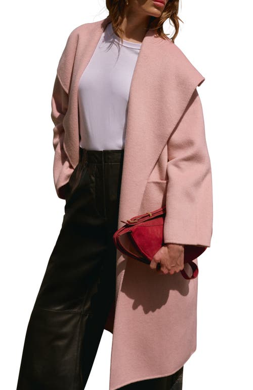 Mint Velvet Wool Blend Hand Finished Coat In Multi