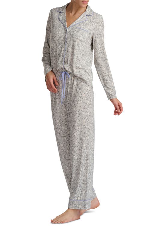 Splendid Pillowsoft Long Sleeve Pajamas In Gray