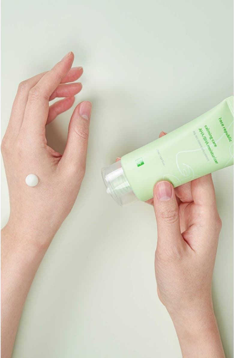 Face Republic Calming Care AHA/BHA Moisturizer, Alternate, color, NO COLOR