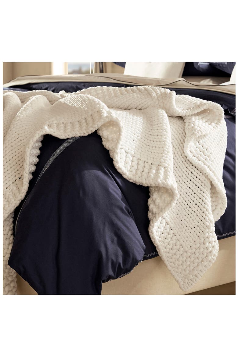 Superloop Throw Blanket, Alternate, color, WHITE