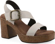 White Mountain Footwear Barb Platform Sandal