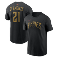 Nike Men's Nike Roberto Clemente Black Pittsburgh Pirates 2026 City Connect Name & Number T-Shirt