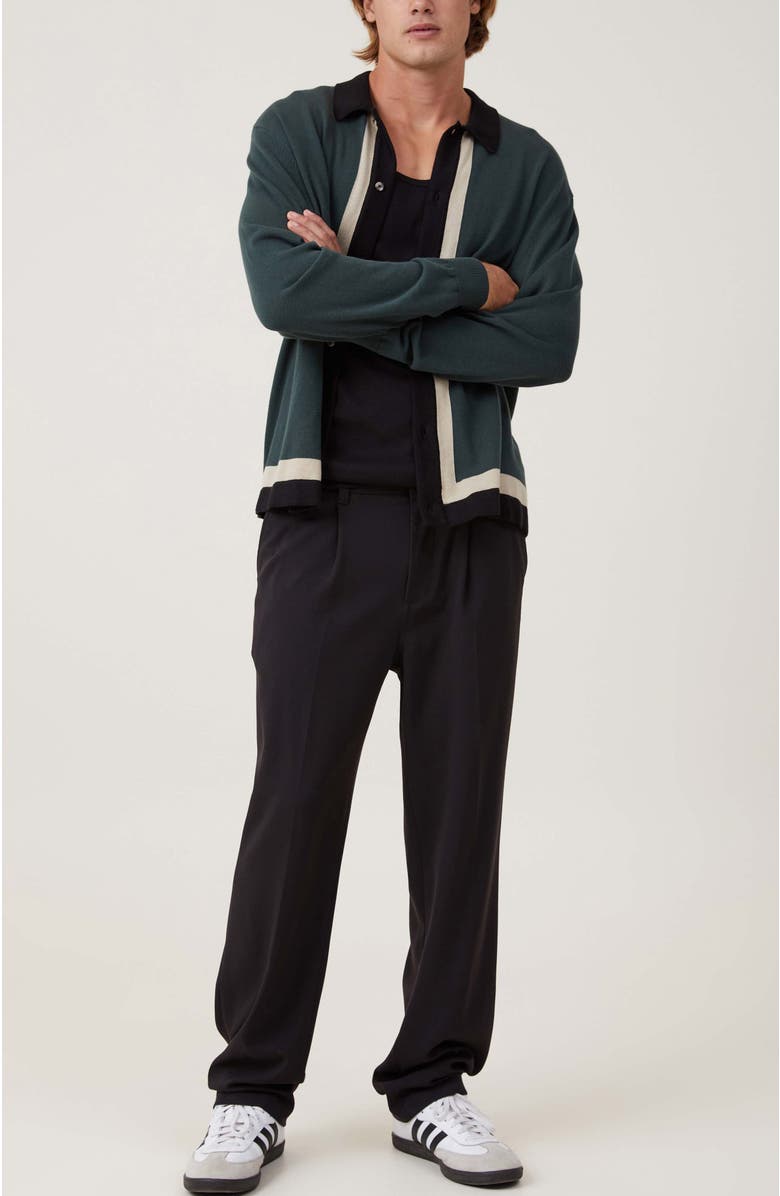 Cotton On Men's Relaxed Pleated Pant, Alternate, color, 