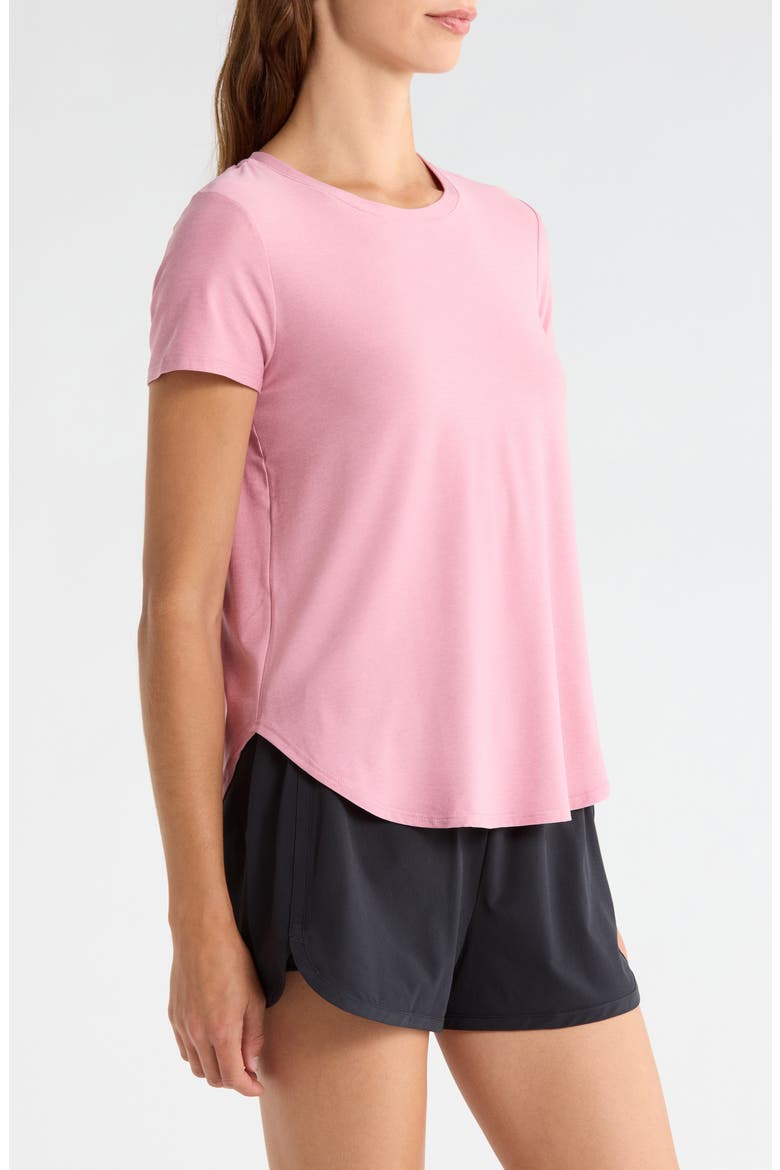 On the Down Low T-Shirt, Alternate, color, BALLET PINK HEATHER