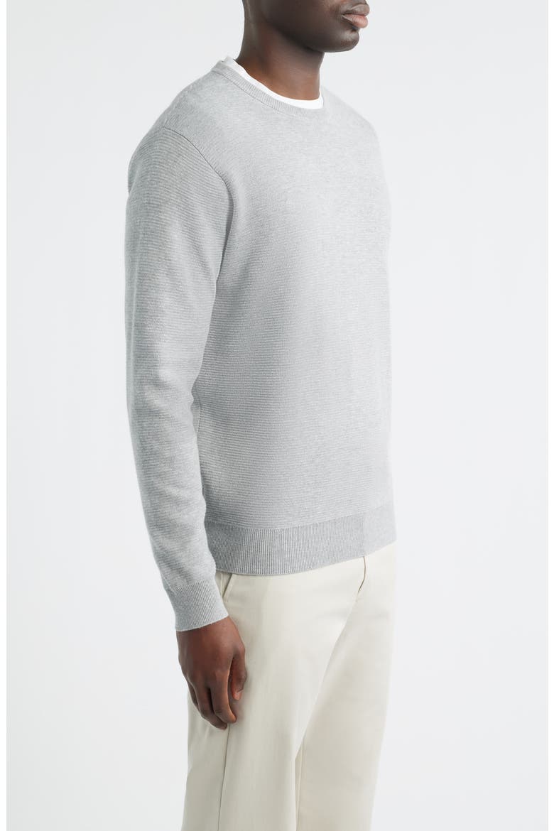 Coolspun Texture Sweater, Alternate, color, BRITISH GREY