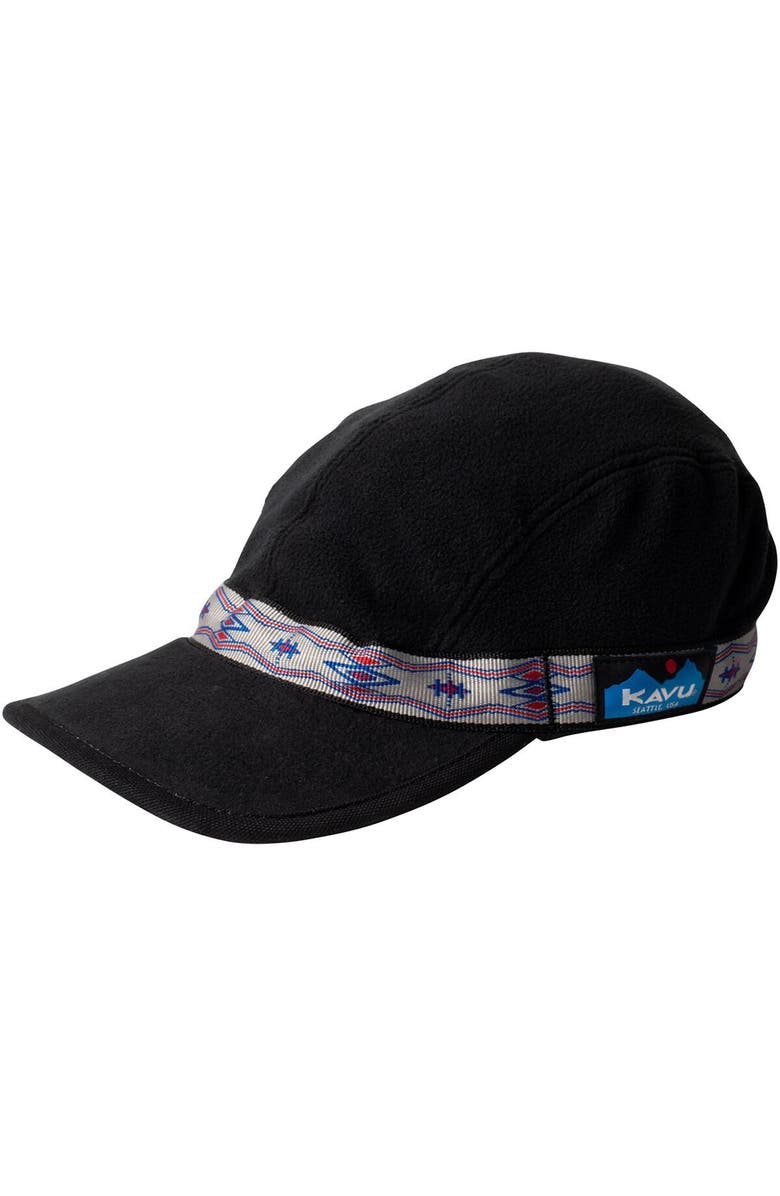 KAVU Fleece Strapcap, Main, color, Black Bean