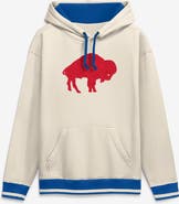FANATICS Men's Fanatics Cream Buffalo Bills Chenille Heavyweight Fleece Hoodie