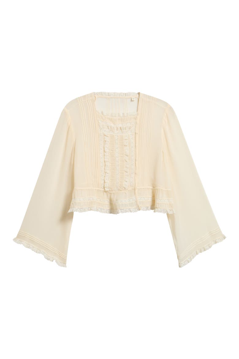 Elodine Silk Top, Alternate, color, SEA SALT