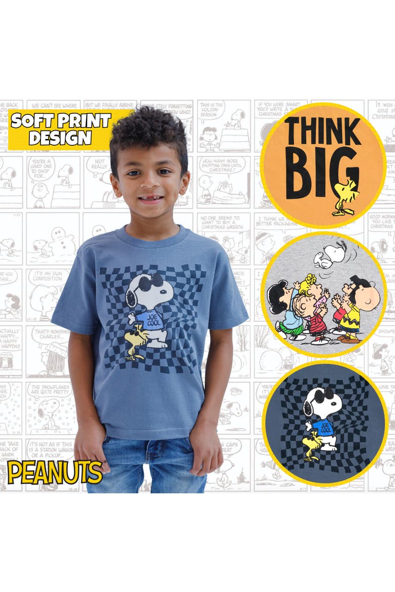 3-Pack Short Sleeve T-Shirts, Alternate, color, Blue Grey Yellow