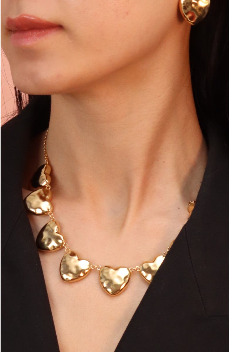 RC RETRO CHIC Heart of Eden Necklace, Alternate, color, Gold