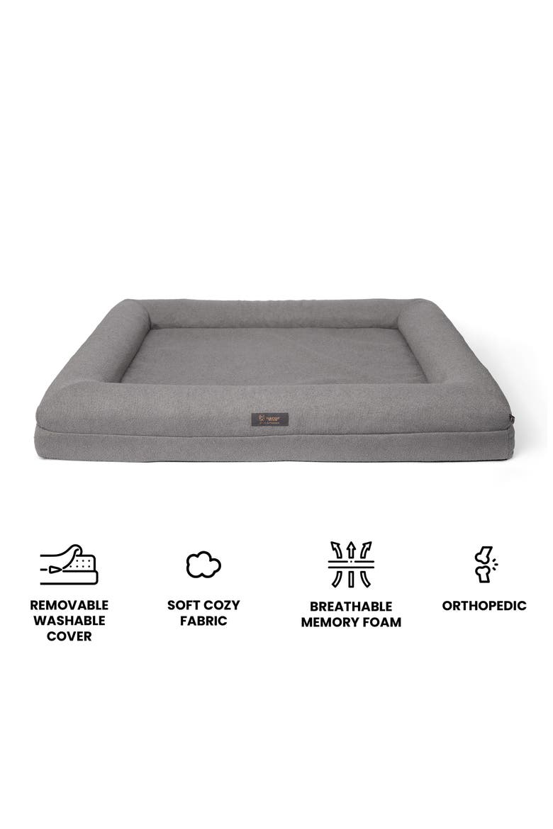 Orthopedic Dog Bed, Alternate, color, Gray