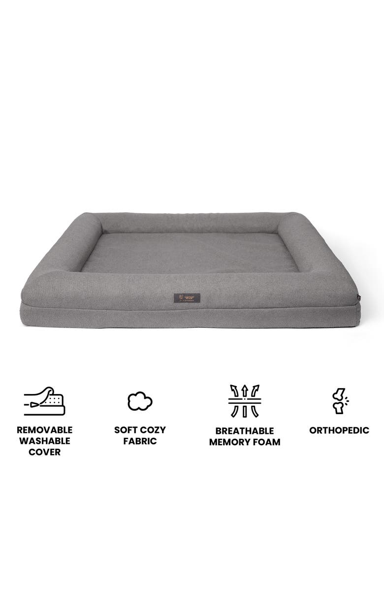 Nandog Pet Gear Orthopedic Dog Bed, Alternate, color, Gray