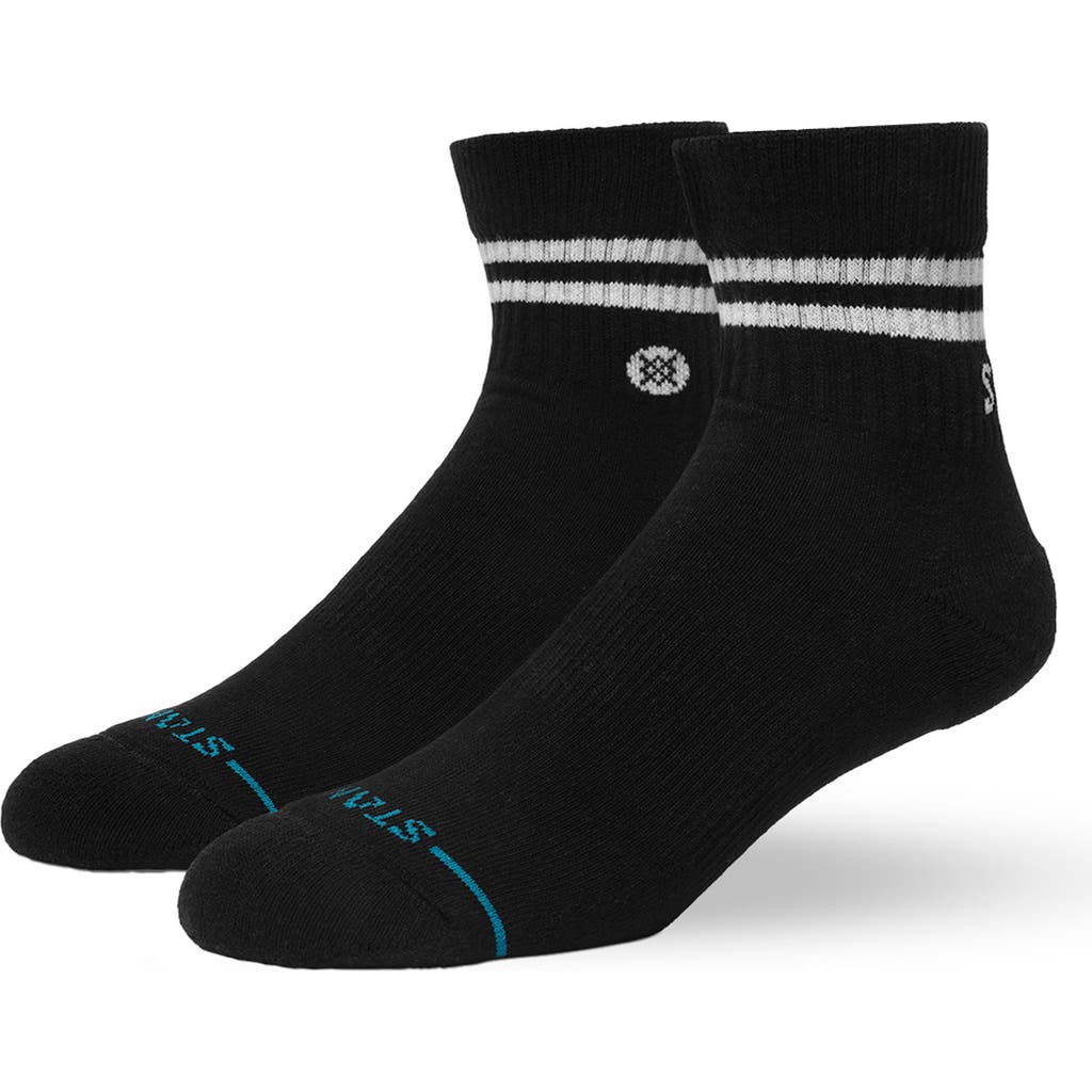 Stance Core 6-pack Quarter Socks In Black