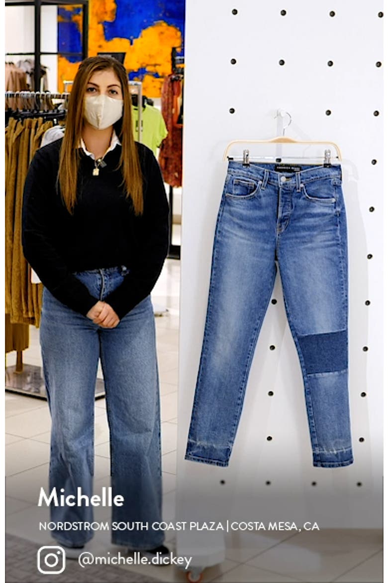 Ryleigh Patched Straight Leg Jeans video
