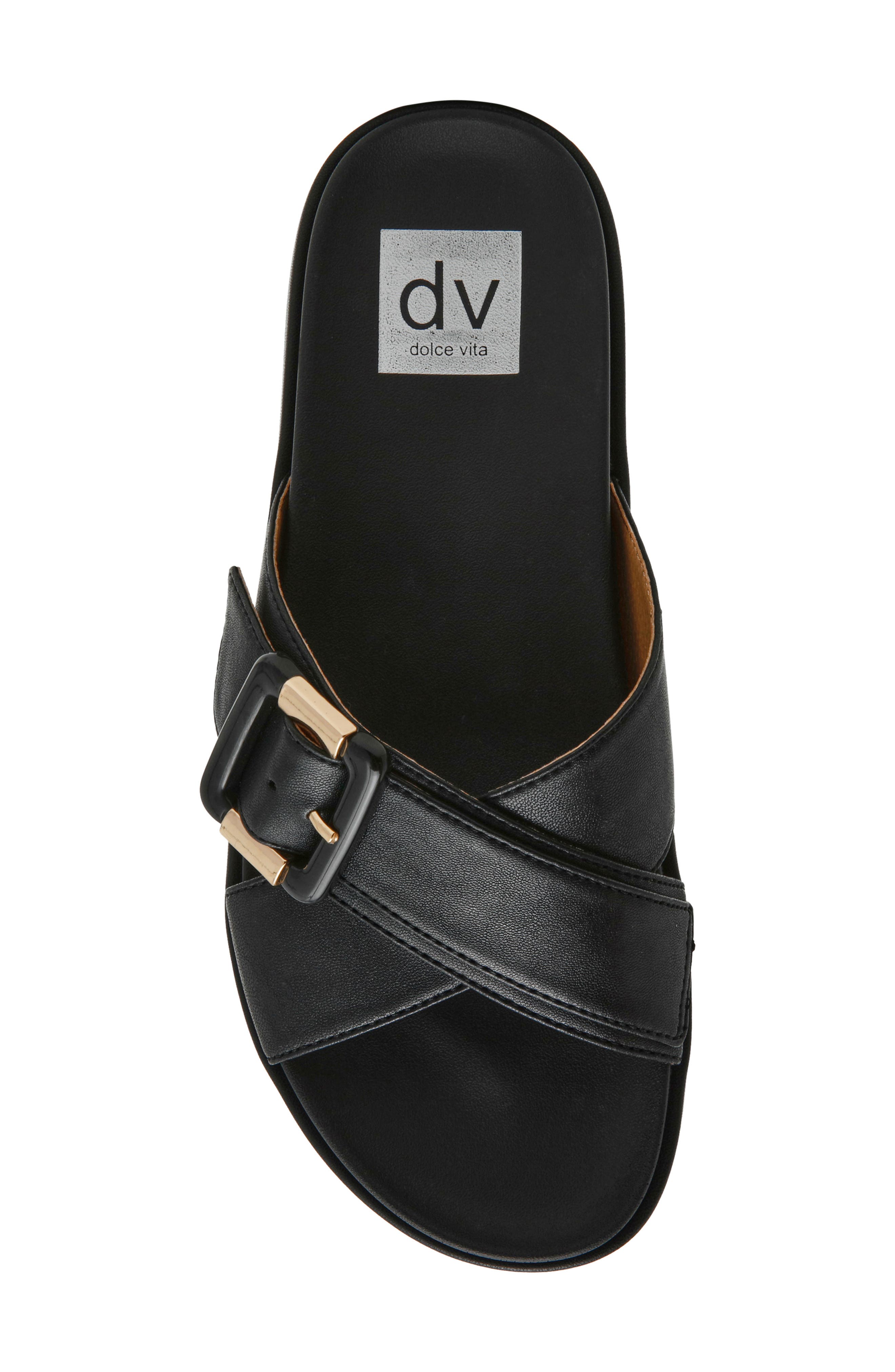 DV by Dolce Vita Stasia Slide Sandal, Alternate, color, Black