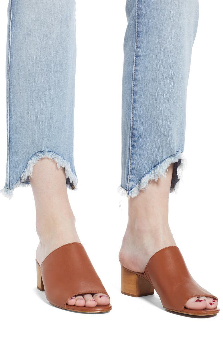 7 For All Mankind <sup>®</sup> Edie Wave Hem Straight Leg Jeans, Alternate, color,