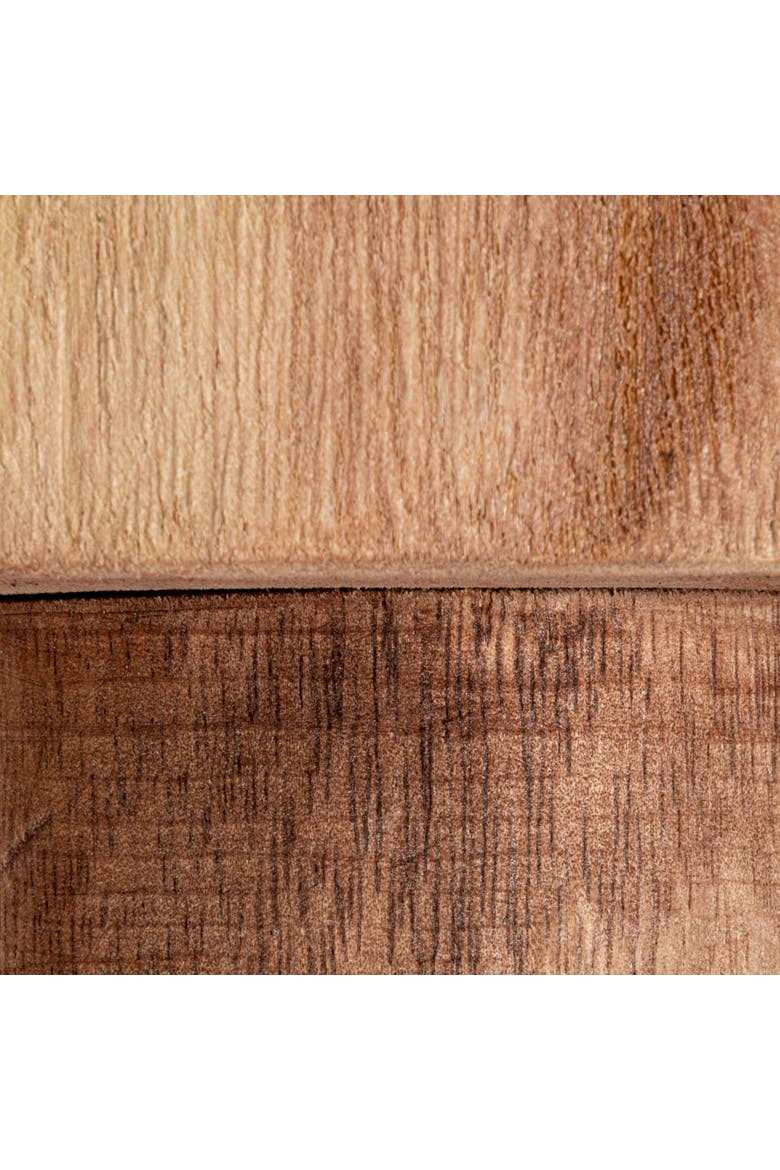 Paulownia Wood Pedestal Tray, Alternate, color, Natural