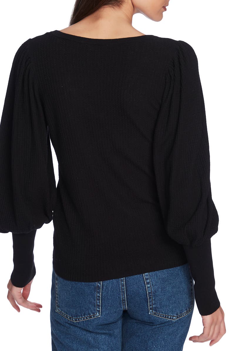 1.STATE Blouson Sleeve Textured Sweater, Alternate, color,