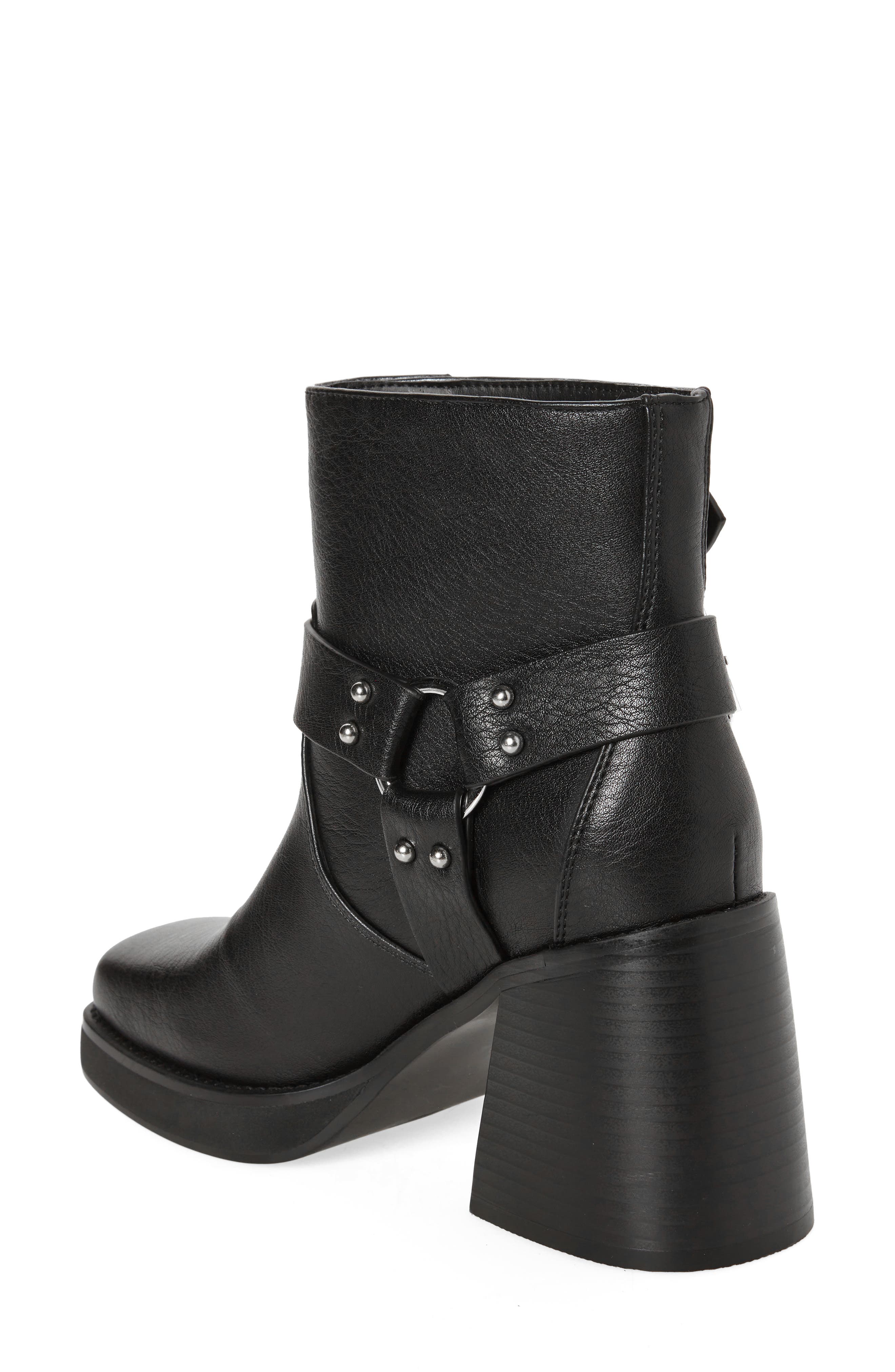 AZALEA WANG Scooter Moto Boot, Alternate, color, Black