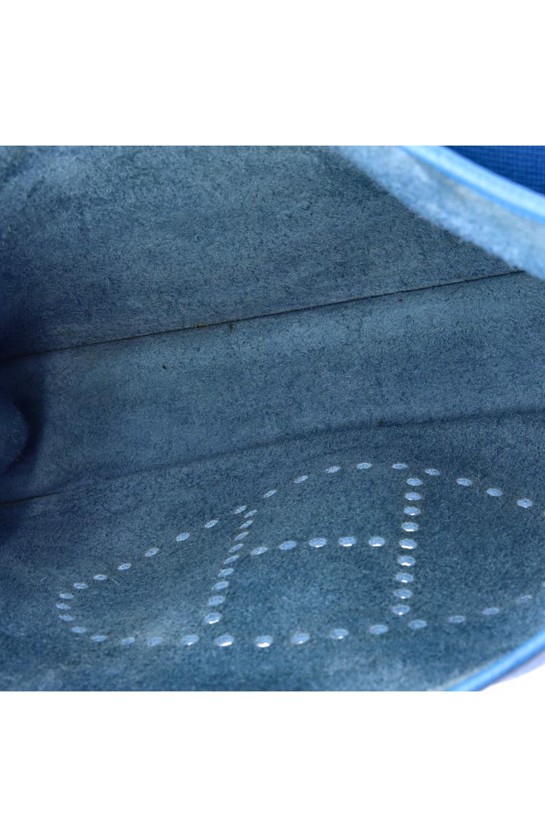 Pre-Owned Hermes Evelyne Bag Gen III Clemence GM, Alternate, color, Bleu Paradis