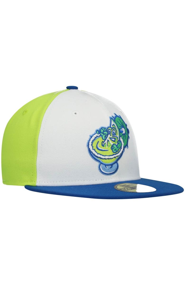 New Era Men's New Era White/Royal El Paso Margaritas Copa de la Diversion 59FIFTY Fitted Hat, Alternate, color, White