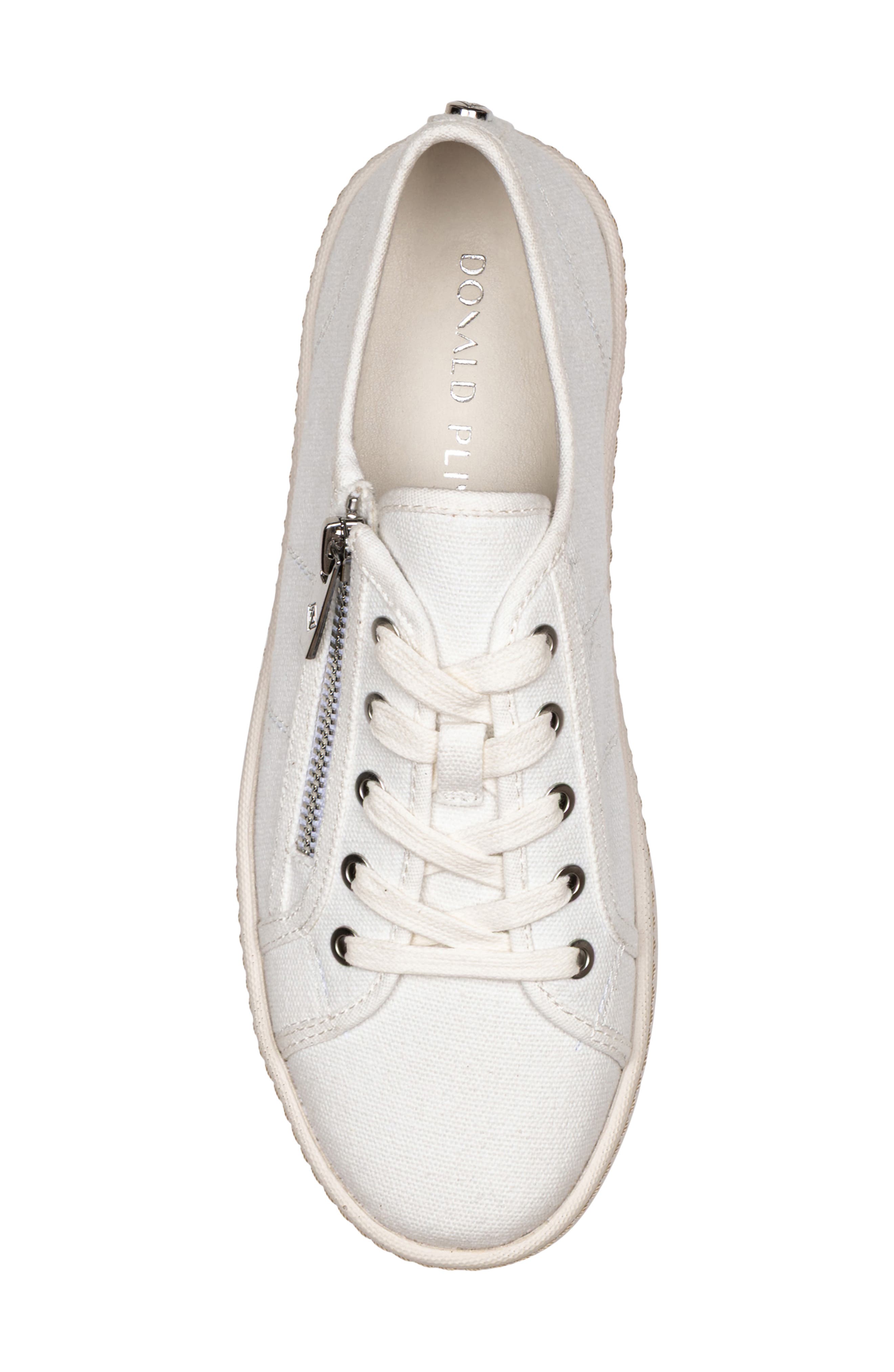 Donald Pliner Fatimah Platform Sneaker, Alternate, color, White