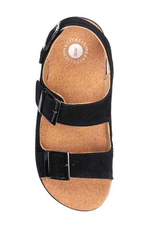 Revitalign Roma Backstrap Sandal In Black