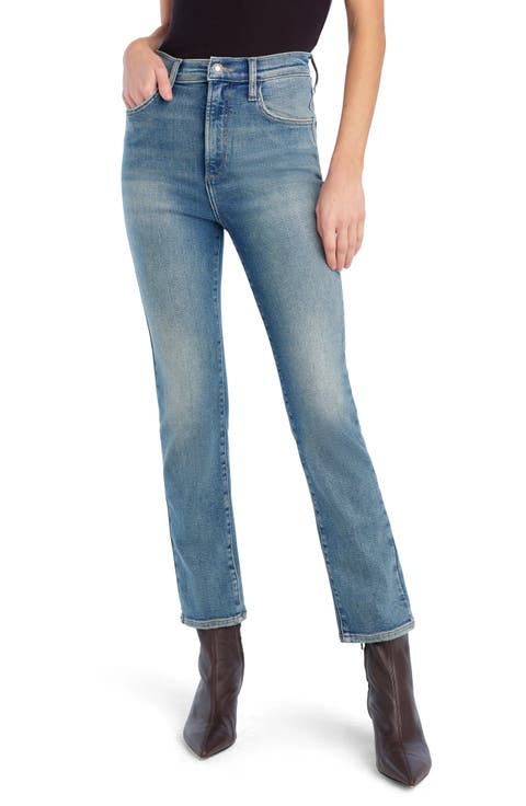The Valentina Super High Waist Bootcut Jeans (Gramercy)