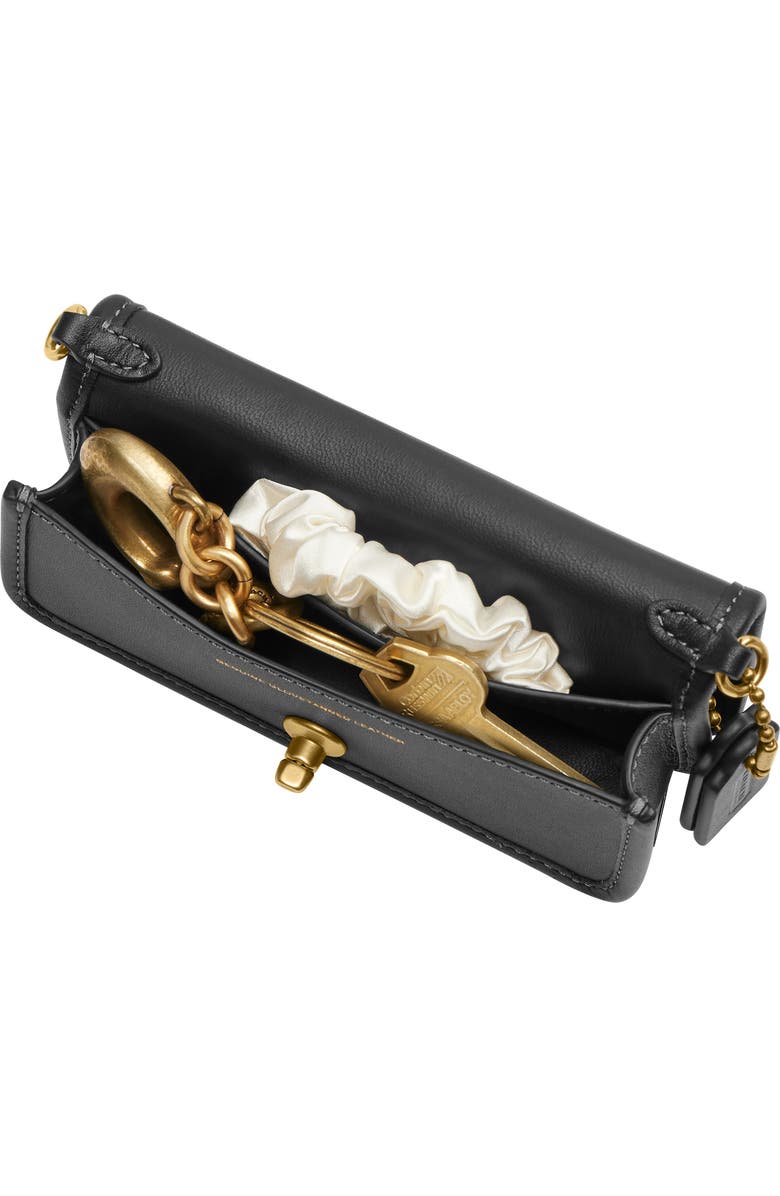 COACH Dinky 14 Leather Crossbody Bag, Alternate, color,