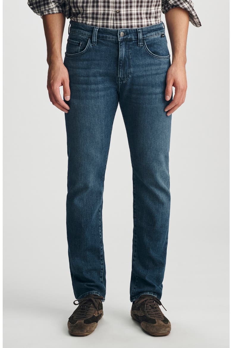 Marcus Slim Straight Leg Jeans, Main, color, MID FEATHER