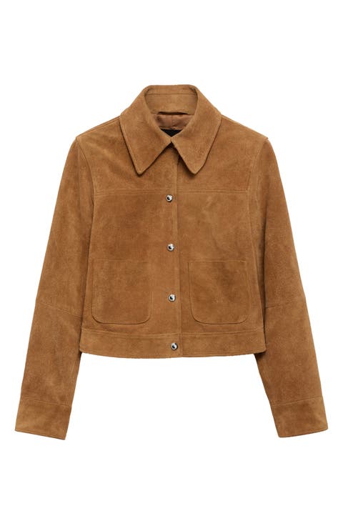 Patch Pocket Suede Jacket