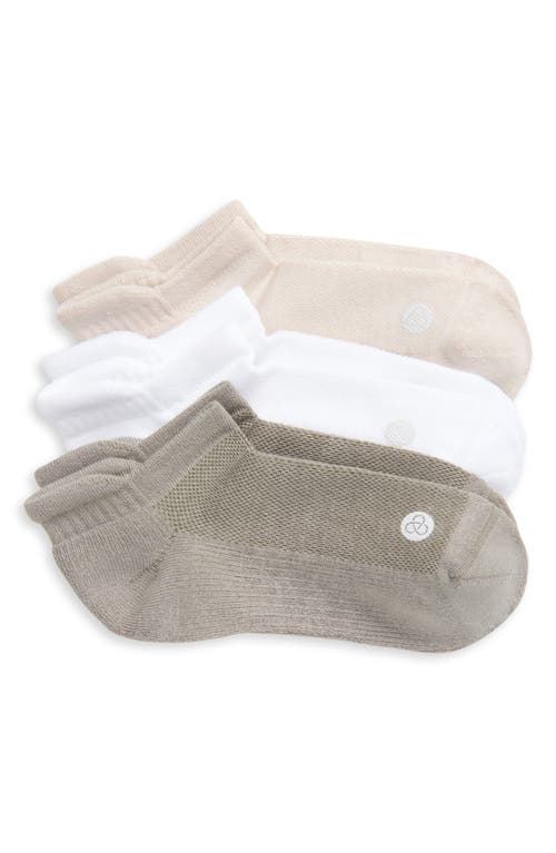 Zella Assorted 3-pack Tab Ankle Socks