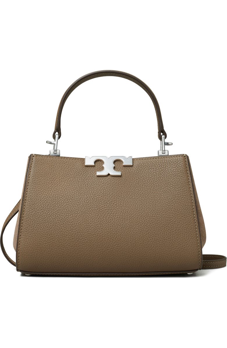 Tory Burch Mini Eleanor Pebble Leather Satchel, Main, color,
