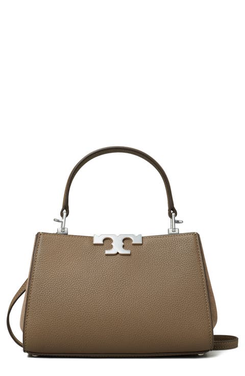 Mini Eleanor Pebble Leather Satchel