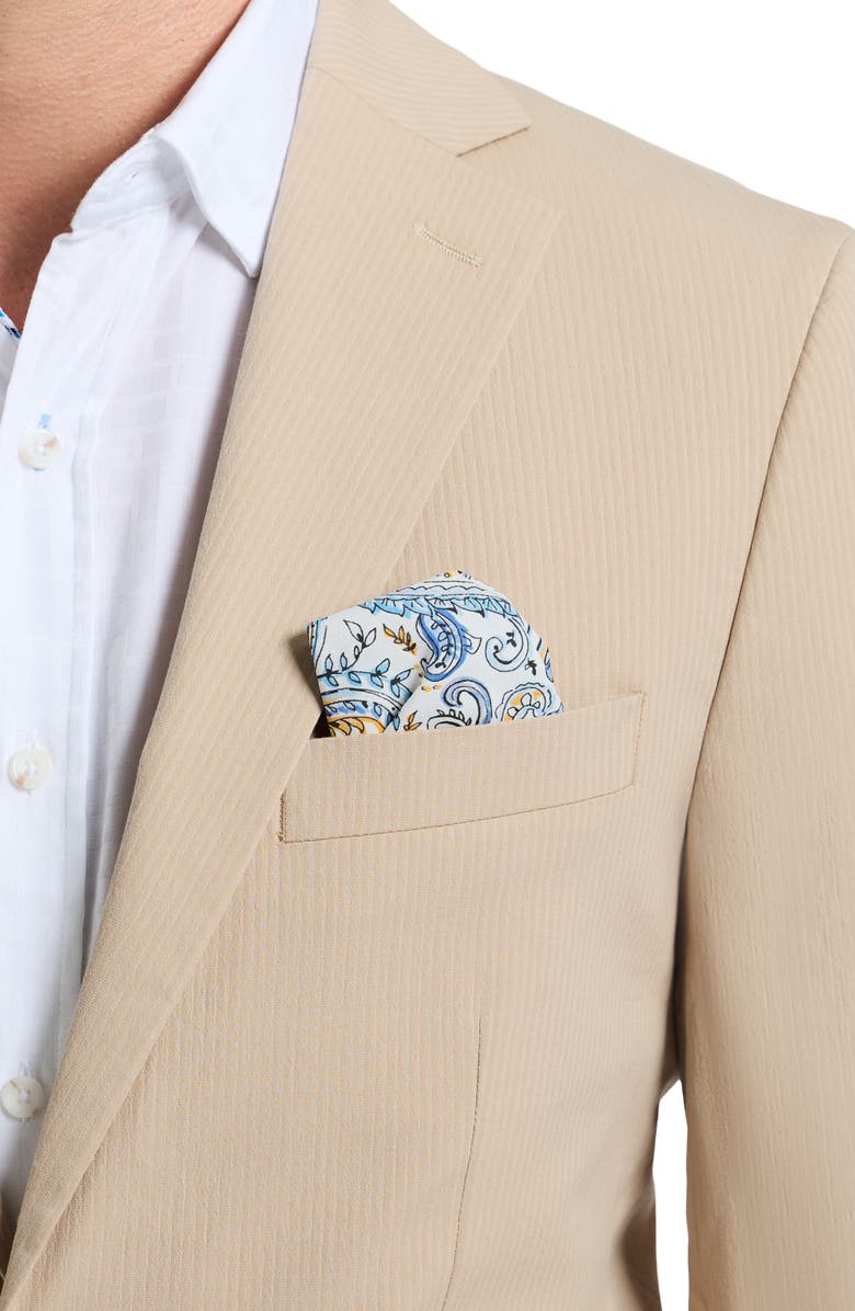 Robert Graham Marcus Stretch Button-Up Shirt, Alternate, color, Tan